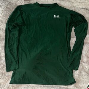 Under Armour Men’s Long Sleeve Performance Tee - Dark Green